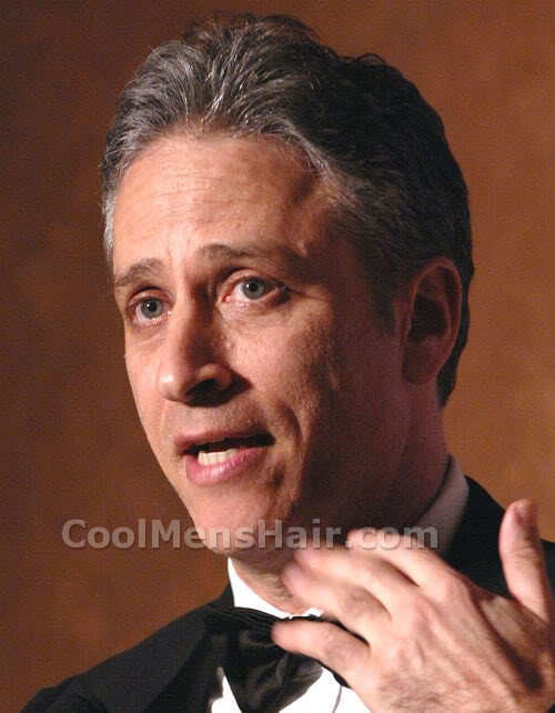 Picture of Jon Stewart hairstyle.