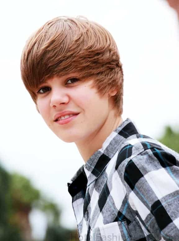 Justin Bieber Bangs Hairstyle