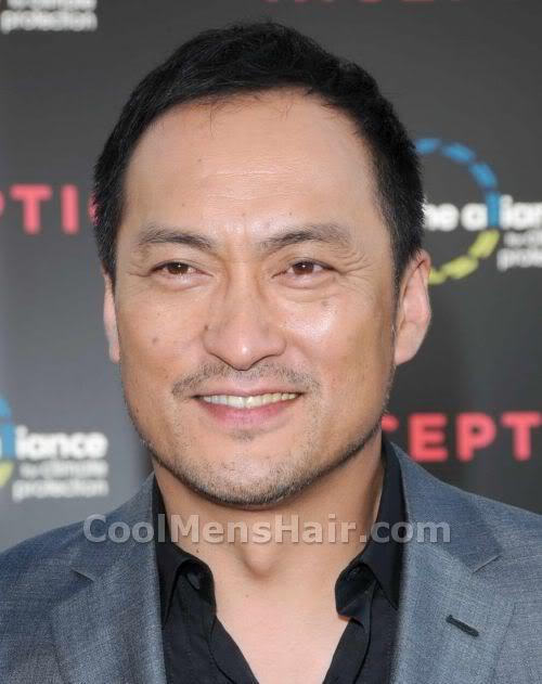 Picture of Ken Watanabe short hairstyle.