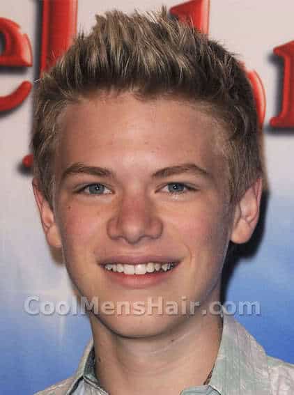 Image of Kenton Duty spiky hairstyle for boys.