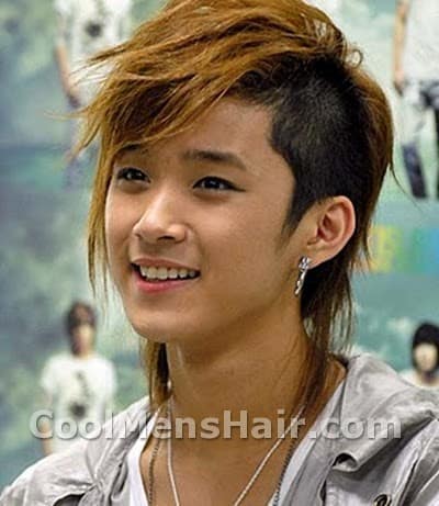 Picture of Lee Jae Jin undercut hairstyle.