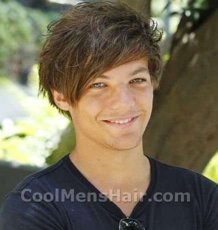 Picture of Louis Tomlinson hair.
