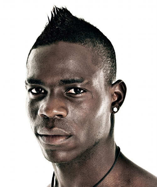 Photo of Mario Balotelli mohawk hairstyles.