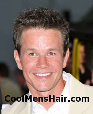 Photo of Mark Wahlberg short spiky hairstyle