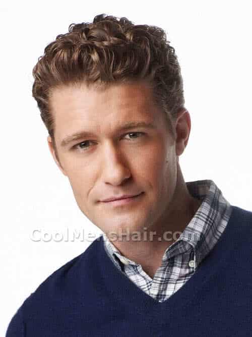 Photo of Matthew Morrison hairstyle.