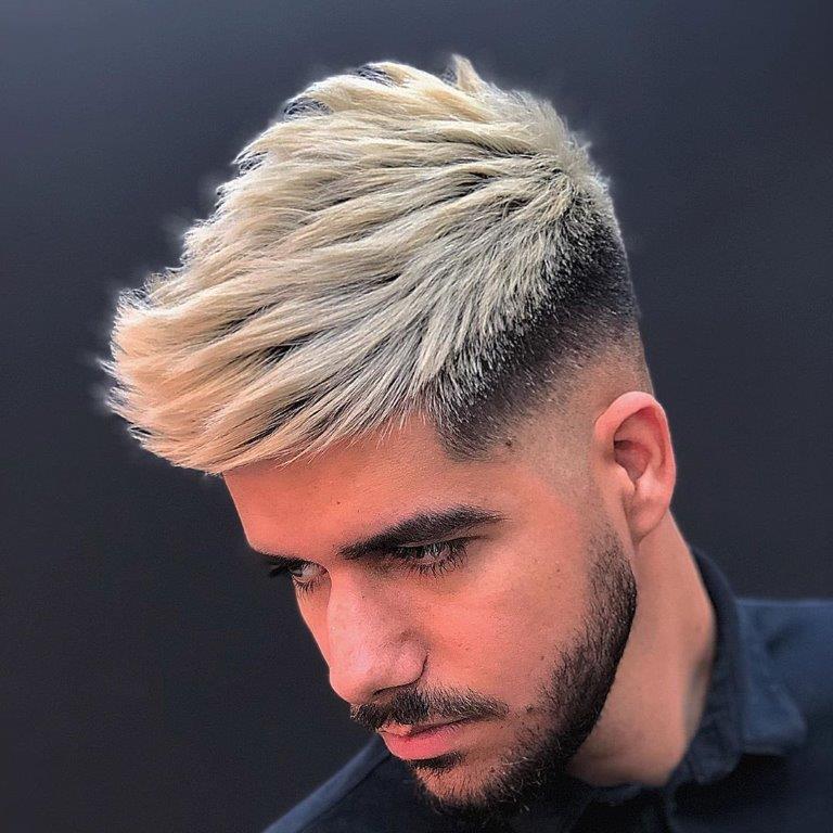 Medium hairstyles for men with undercut thick hair 