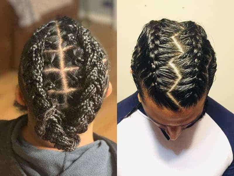 Men’s French Braids