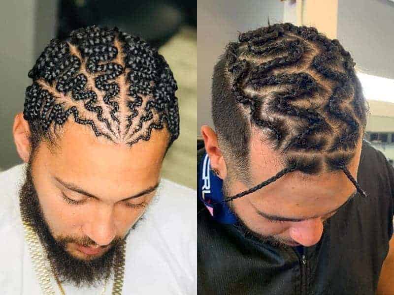 Men’s Zig Zag Braids