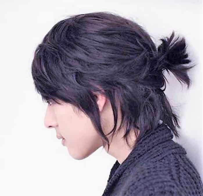 korean hair bun