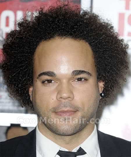 Photo, picture, image of Nate James afro hairstyle.