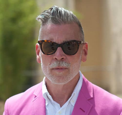 Photo of Nick Wooster hairstyle.