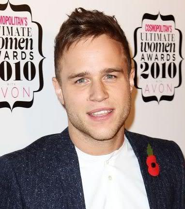 Image of Olly Murs razored spikey hairstyle.