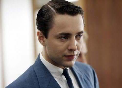 Photo of Pete Campbell conservative hairstyle.