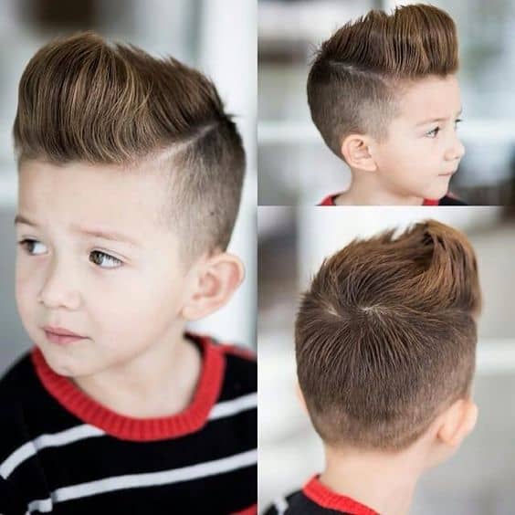Featured image of post Little Boy Boys Pompadour Haircut : Find the right one by following this guide to the many looks that are out there.