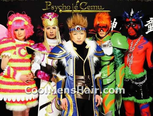 Photo of Psycho le Cému cosplay and hairstyles.