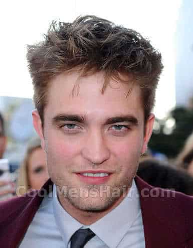 Robert Pattinson short hair.