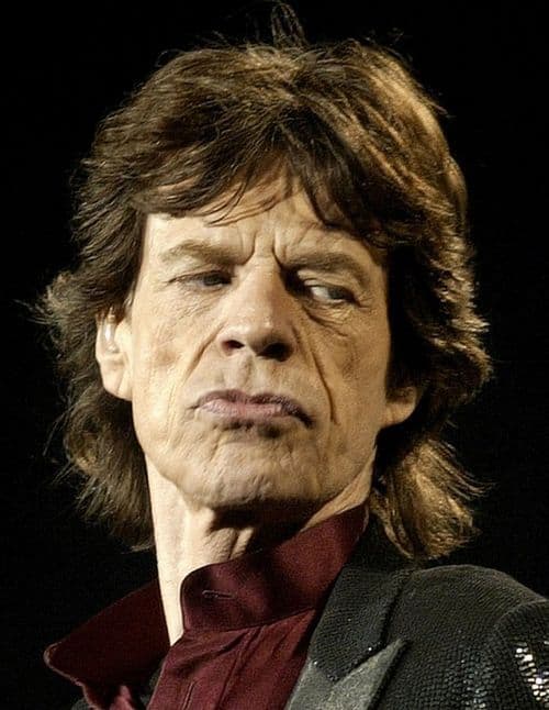 Rolling Stones Mick Jagger Hairstyle 