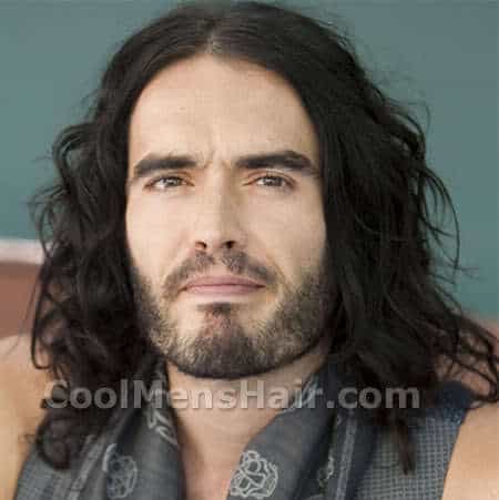 Image of Russell Brand hairstyle.