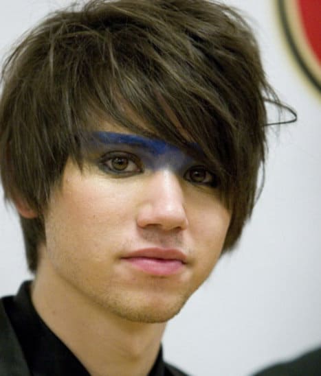 Photo of Ryan Ross hairstyle.