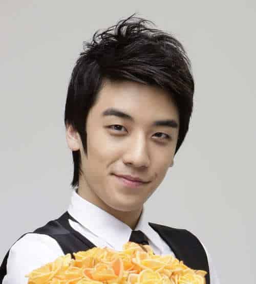 Picture of Seungri hairstyle. 