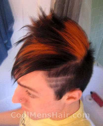 Photo of short emo hair for boys