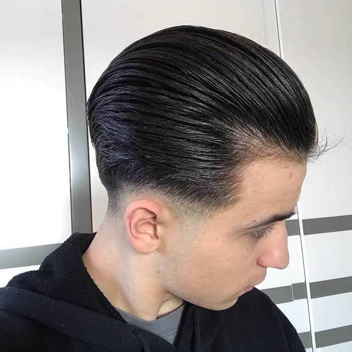 Slick Back Hair for Young Guys