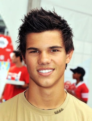 Taylor Lautner hairstyle 