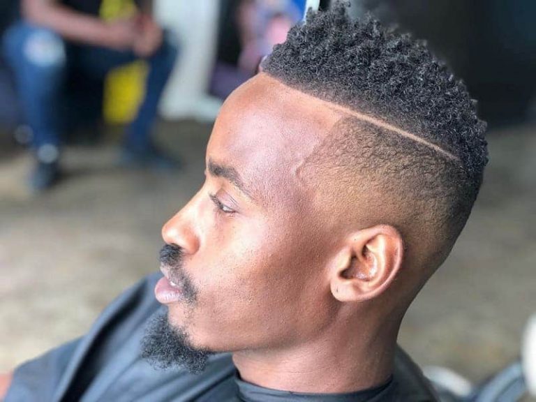 Temp Fade With Parts and Curls