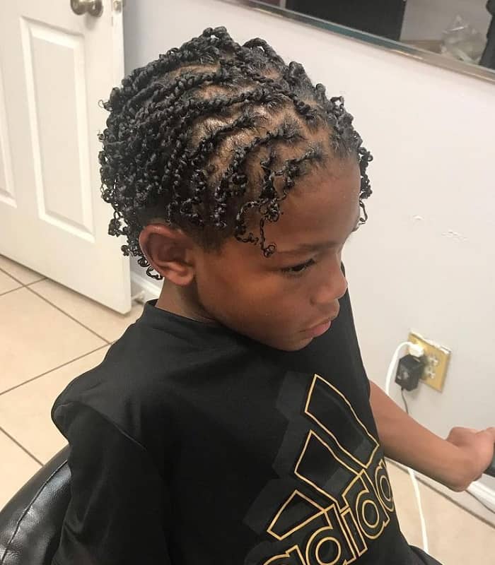 boy's thin twists