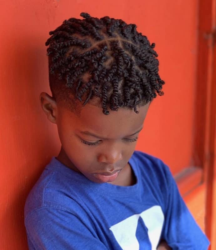 Twisted Hairstyle for Boys 