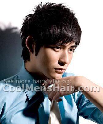 Vic Zhou short hairstyle.