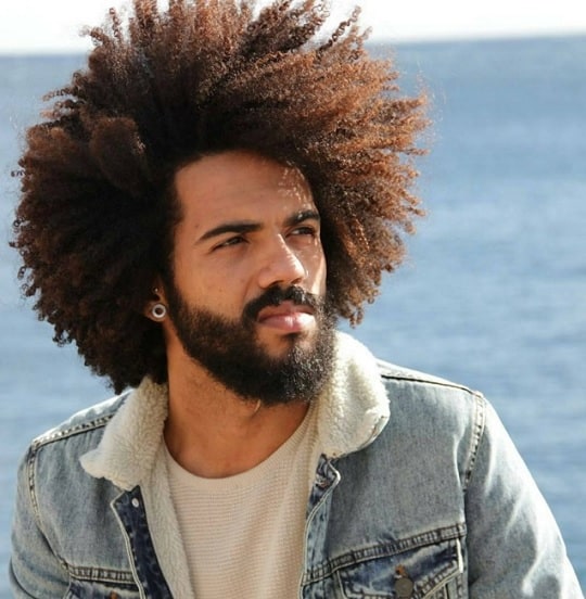 afro hairstyles for mixed guys