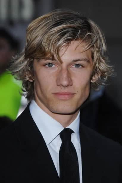 Alex Pettyfer Formal Surfer Hairstyle Picture