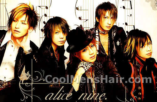 Picture of Alice Nine hairstyles for men and boys.