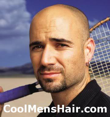 Andre Agassi bald style
