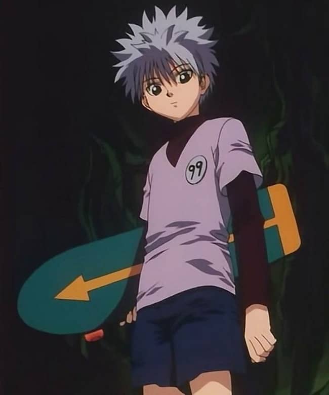 Killua Zaoldyeck’s with Silver White Hair