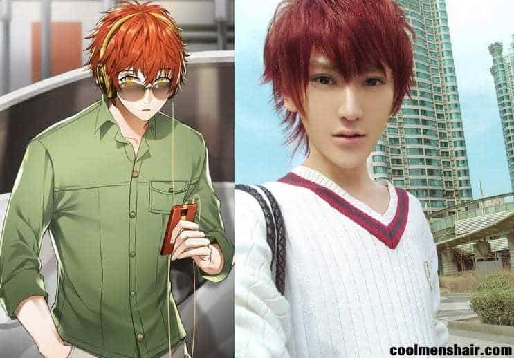 colorful anime hairstyle for boys