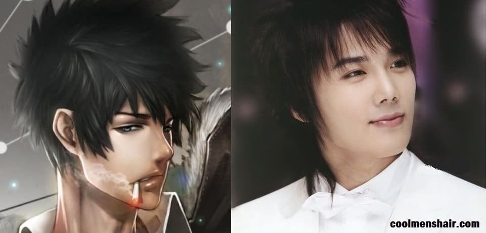 spiky anime hairstyle for men
