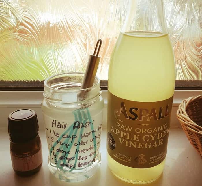 apple cider vinegar rinse for Hair fall