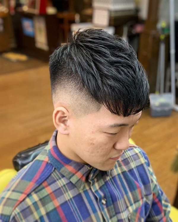 Asian Crop Top Fade