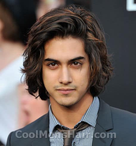 Avan Jogia Wavy Shag Hairstyle – Cool Men's Hair