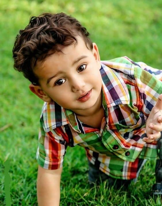 curly hairstyle for baby boys