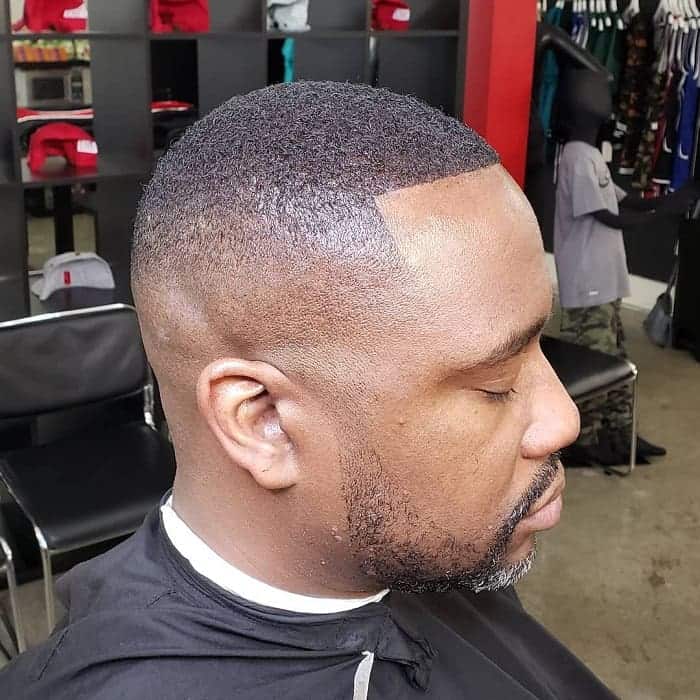 bald fade with beard