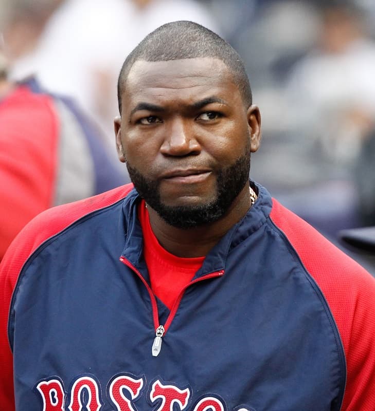 baseball player's very short hair - David Ortiz