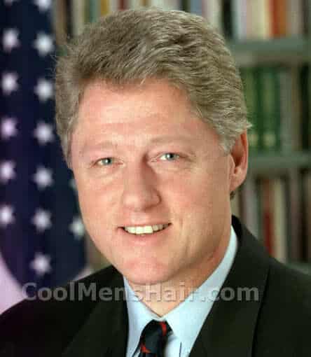 Picture of Bill Clinton hairstyle.