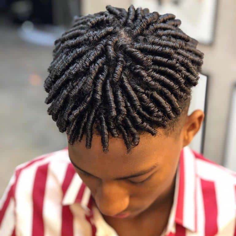 curly faux locs for black boys
