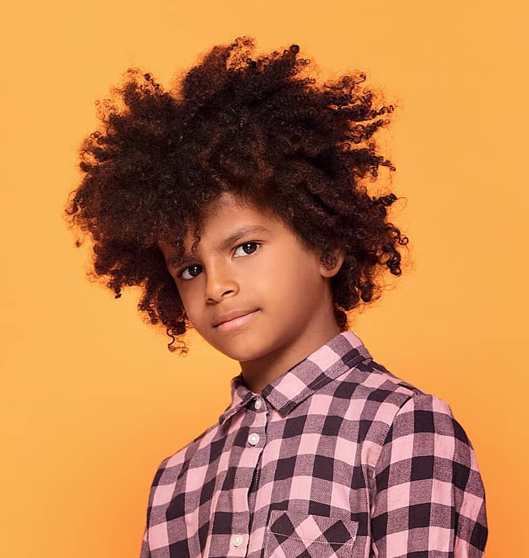 afro hair for black little boys