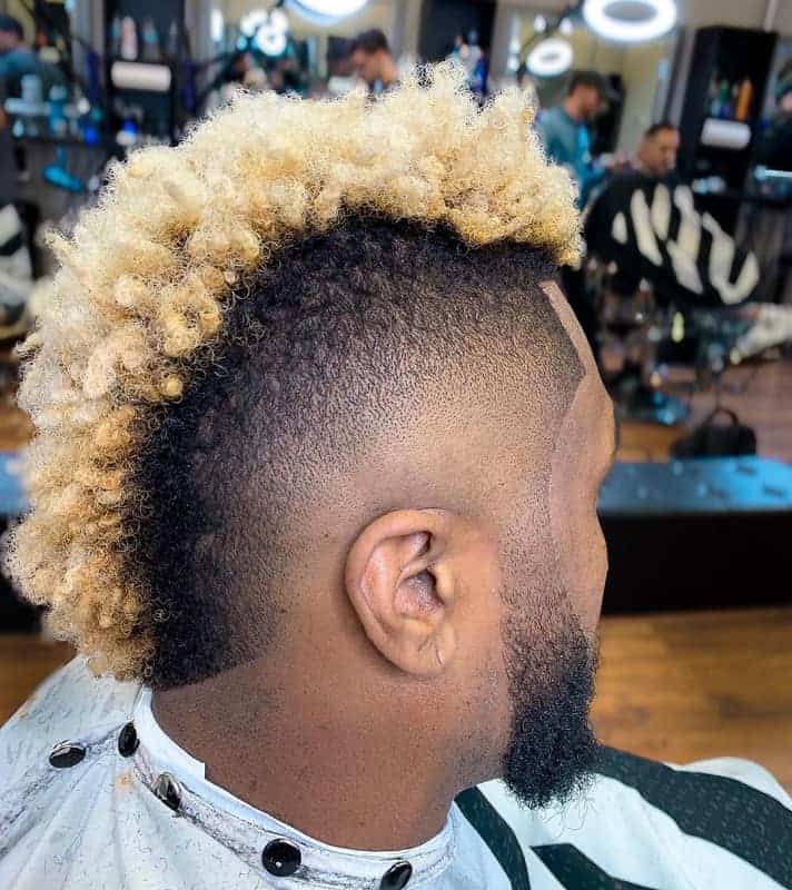 Black Man with Blonde Highlights