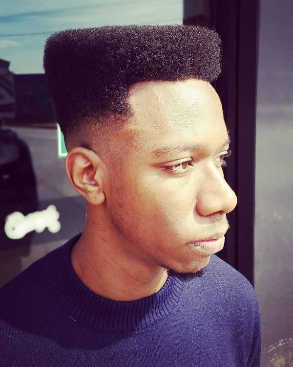 flat top undercut for black men