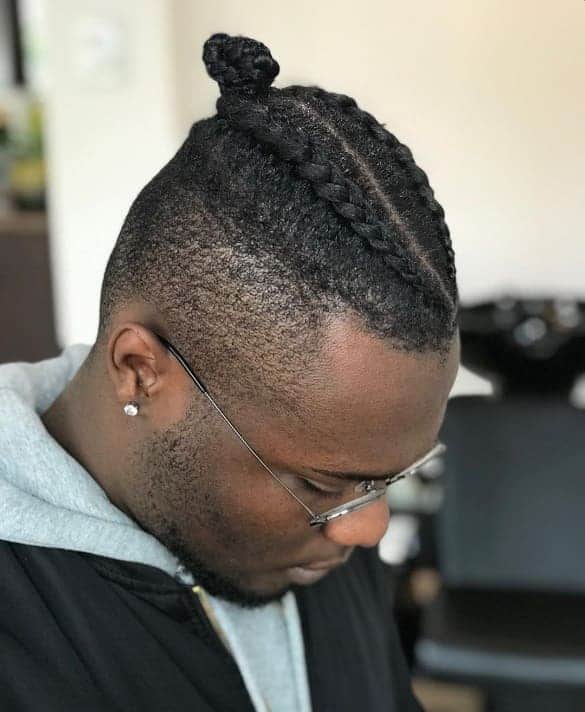 black men braid styles